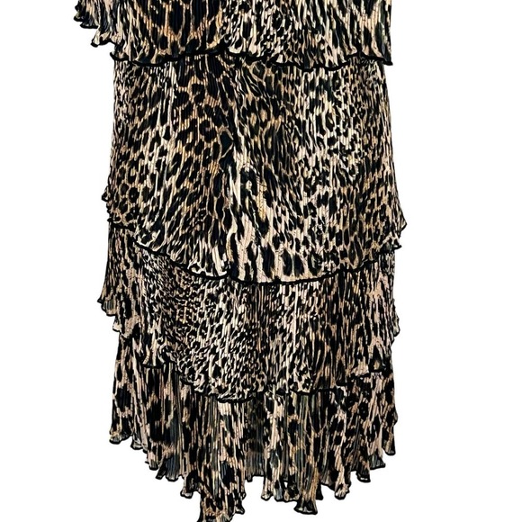 ALL SAINTS ANTHEIA KIKU ANIMAL PRINT TIERED MINI DRESS NWT WOMEN'S SIZE 2 - Picture 8 of 16